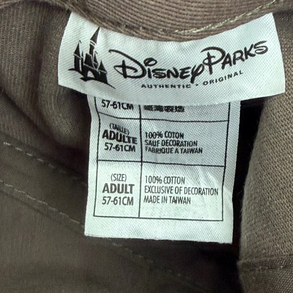 Walt Disney World True Vintage Characters Mickey Mouse Gray Strapback Hat Cap